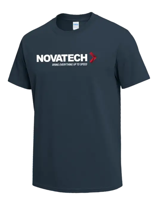 Dark Slate Blue Heavyweight 6.1 oz T-Shirt w/Novatech Logo