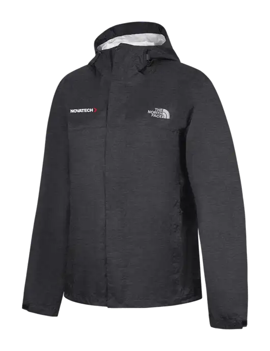 The North Face Dark Grey Heather DryVent Rain Jacket w/Novatech Logo