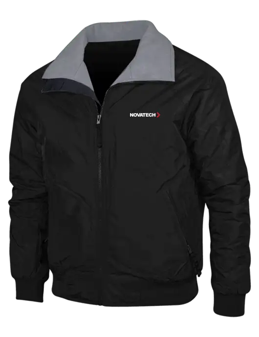 Black/Grey Classic Challenger Jacket w/Novatech Logo