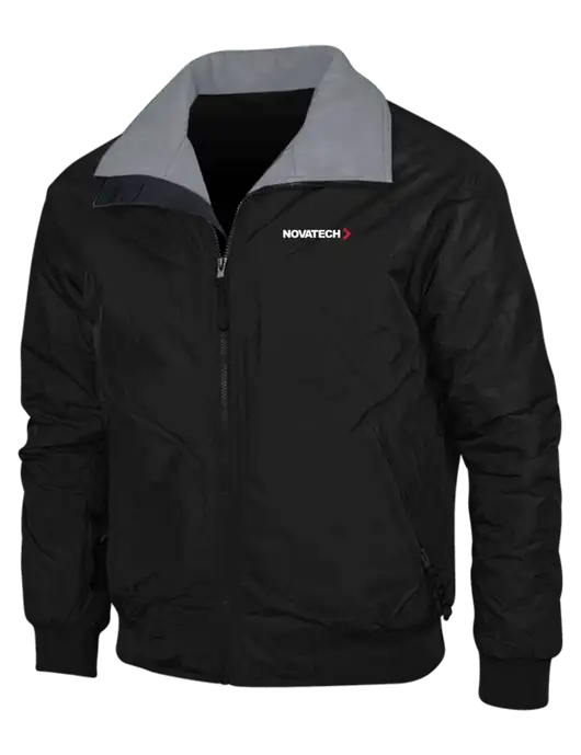 Black/Grey Classic Challenger Jacket w/Novatech Logo